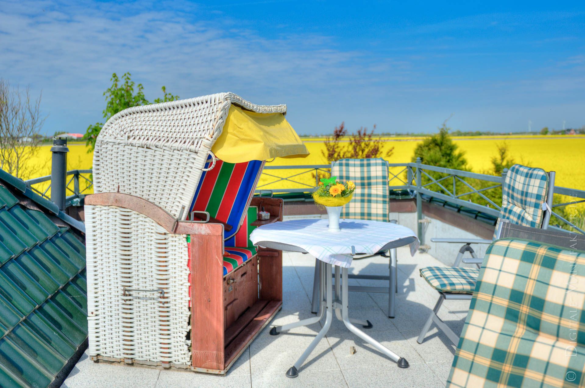 Haus "Landblick" Wohnung "Turmzimmer"